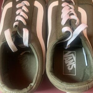 Olive Green Retro Vans